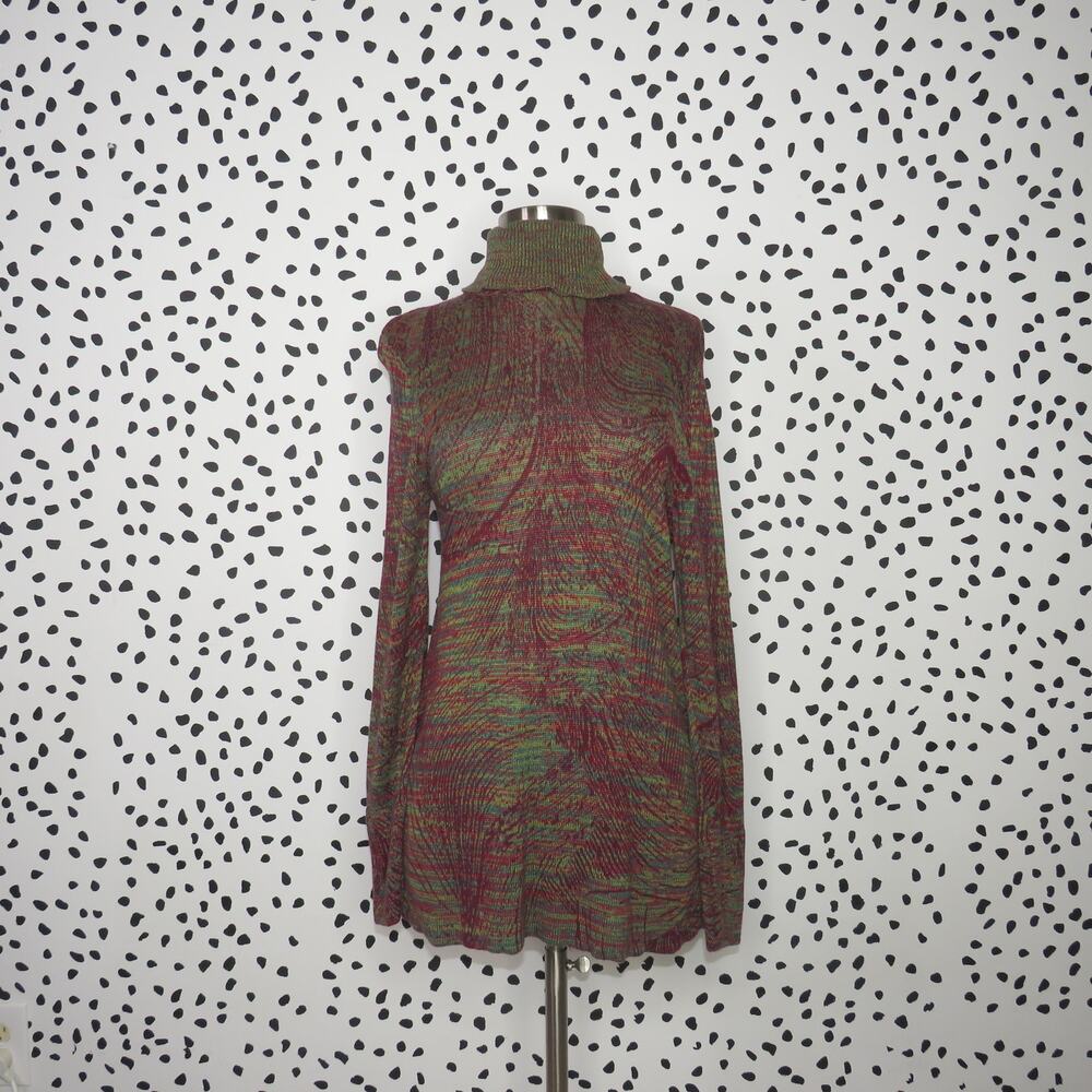 Soft Surrounding Abstract Pattern Long Sleeve Cot… - image 1